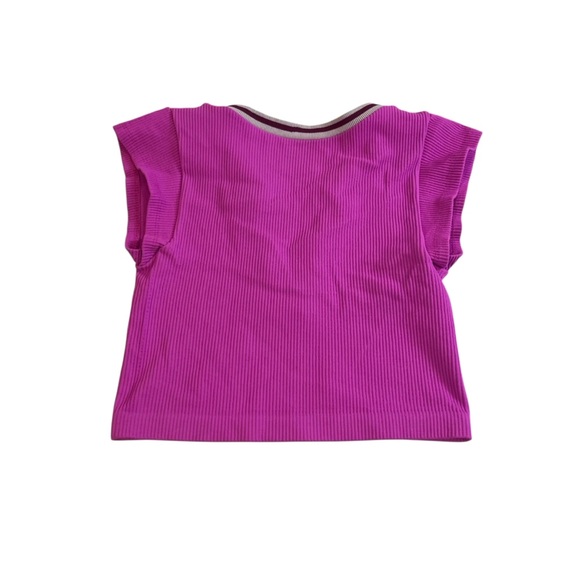 urban outfitters pink go for gold top y2k preppy barbie retro crop - Picture 2 of 5